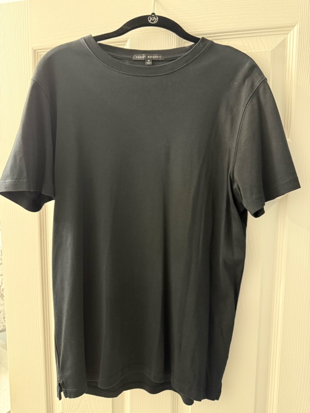 Robert Barakett Black Short Sleeve Crew Neck Tee